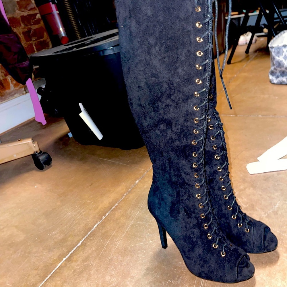 Knee-high boots